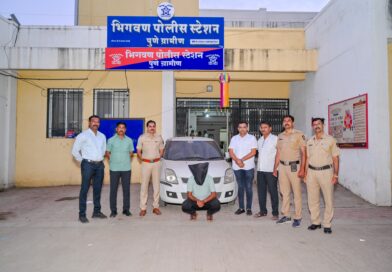 सोशल मीडियाच्या माध्यमातून महिलांना लुटणाऱ्या अट्टल गुन्हेगाराच्या भिगवन पोलीस स्टेशन नी आवळल्या मुस्क्या