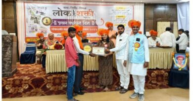 लोकशक्ती ‘ आदर्श शिक्षक ‘ पुरस्काराने कल्याण वाल्हेकर सन्मानित!