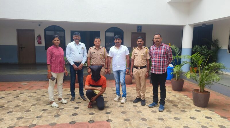 बारामती तालुका पोलिस ठाणे हद्दीत रुई पाटीजवळ अवैध शस्त्र बाळगणाऱ्या इसमास केले जेरबंद*