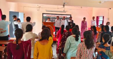 कला विद्यालय भिगवन’ येथे नशामुक्त भारत अभियान व ऑगस्ट क्रांतिदिनानिमित्त जनजागृती कार्यक्रम संपन्न!
