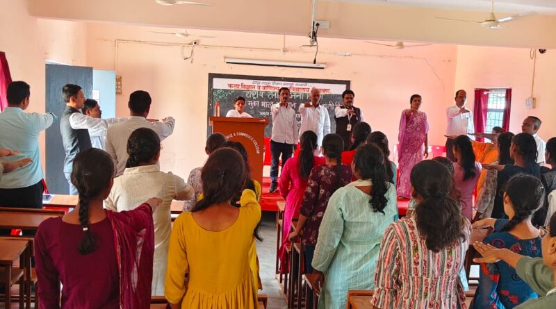 कला विद्यालय भिगवन’ येथे नशामुक्त भारत अभियान व ऑगस्ट क्रांतिदिनानिमित्त जनजागृती कार्यक्रम संपन्न!