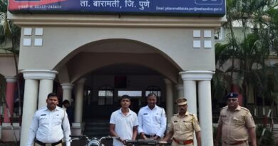 मोठा आवाज करणाऱ्या वाहनचालकांना बारामती तालुका पोलिसांचा दणका!